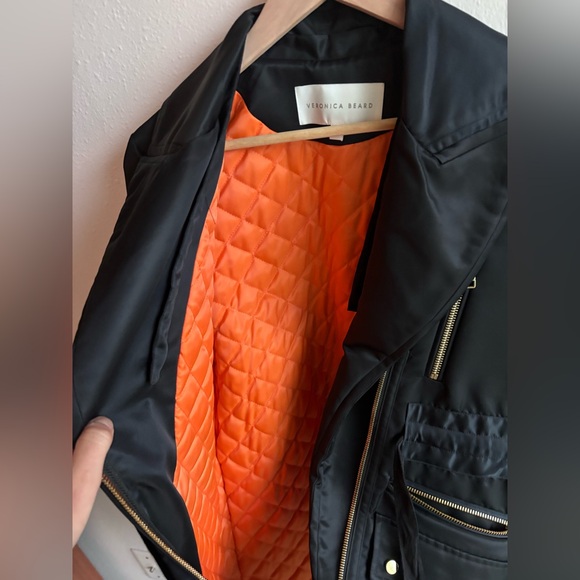 Veronica Beard Nylon Utility Jacket Navy Size 6 - Picture 5 of 7